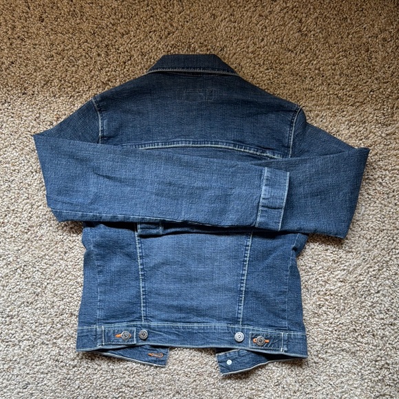 Denim Jacket with Button Details - Picture 4 of 4